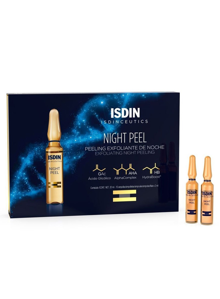 Isdinceutics Nigth Peel Peeling Exfoliante de Noche X 10 ampollas de 2 ml