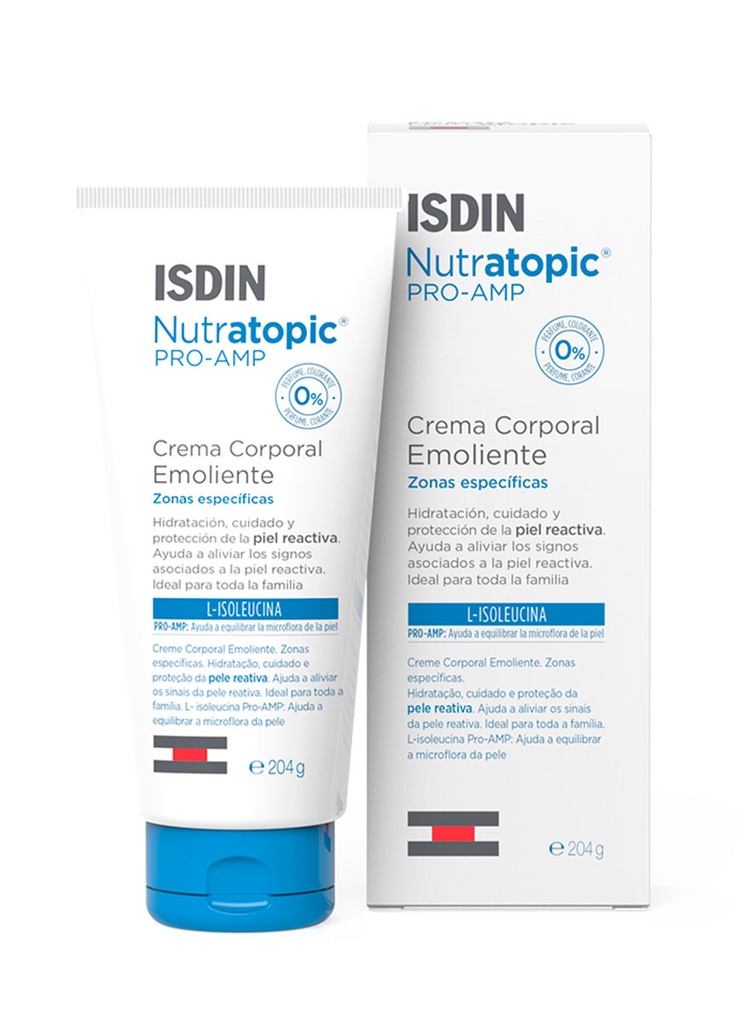 Nutratopic Pro-Amp Crema Corporal Emoliente de 204 gr