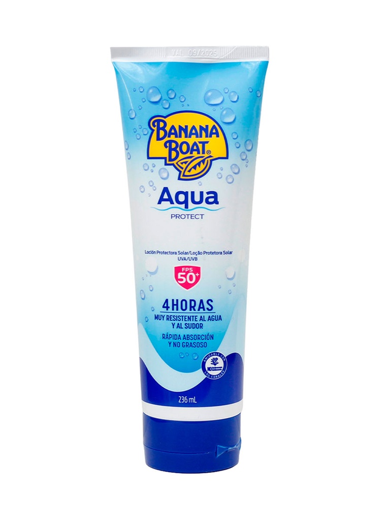 Banana Boat Aqua Protect Loción SPF50+ de 236 ml