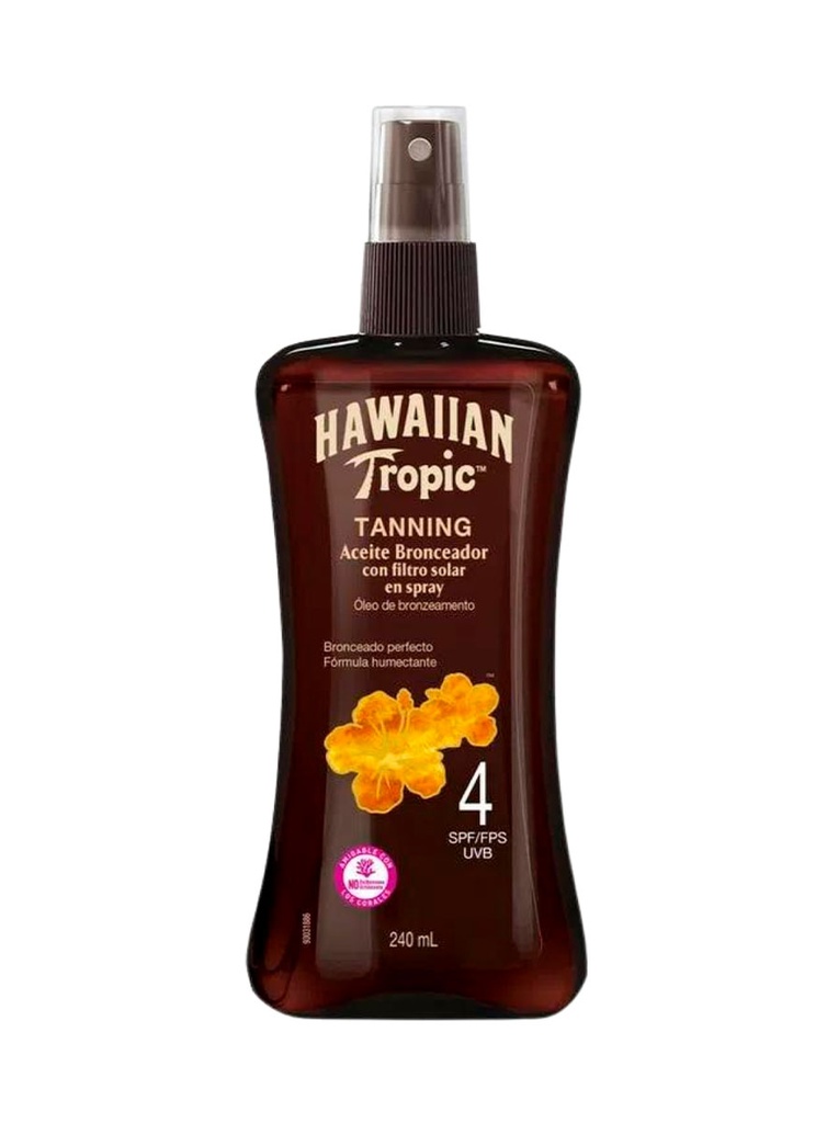 Hawaiian Tropic Tanning Oil Spray SPF4 de ml