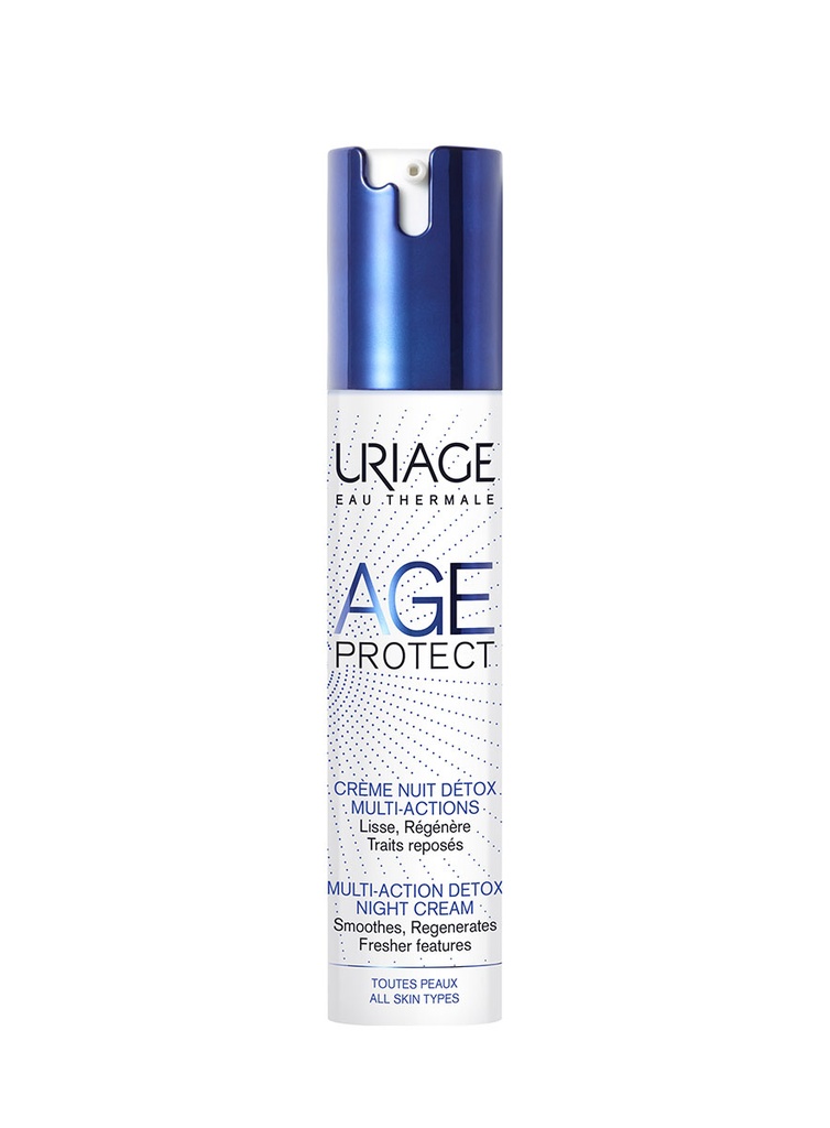 Age Protect Crema de Noche Detox Multi-Acción de 40 ml