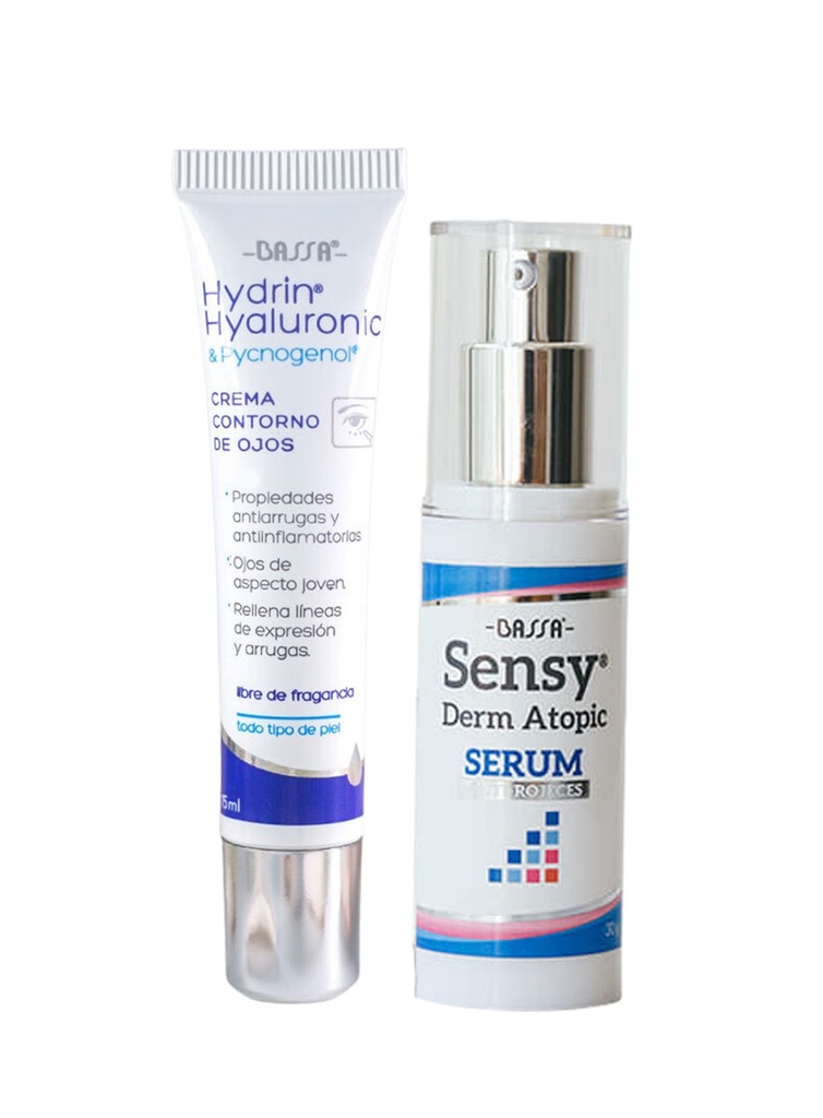 Pack Sensyderm Serum Antirojeses + Gratis Hydrin Contorno Ojos