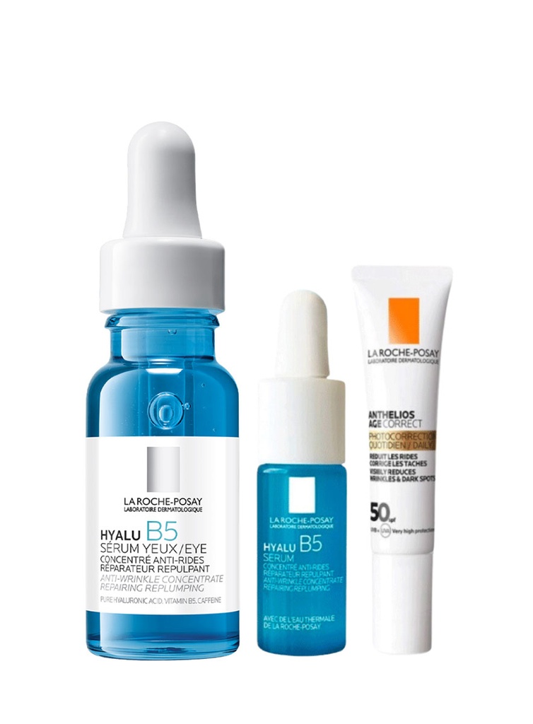 Pack Hyalu B5 Serum Ojos + GRATIS Hyalu Serum 10ml + Age Correct de 15ml