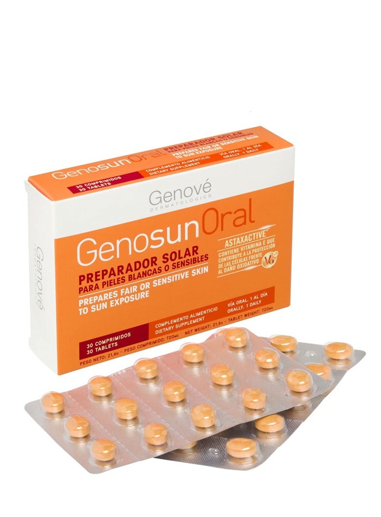 Genosun Oral Preparador Solar para Pieles Fotosensibles 30 und