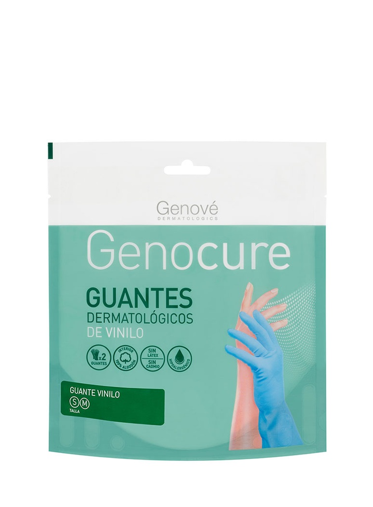 Guantes Dermatológicos de Nitrilo e Interior de Algodón Small