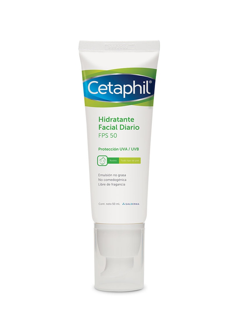 Cetaphil Hidratante Facial Diario SPF50 Sin Perfume de 50 ml