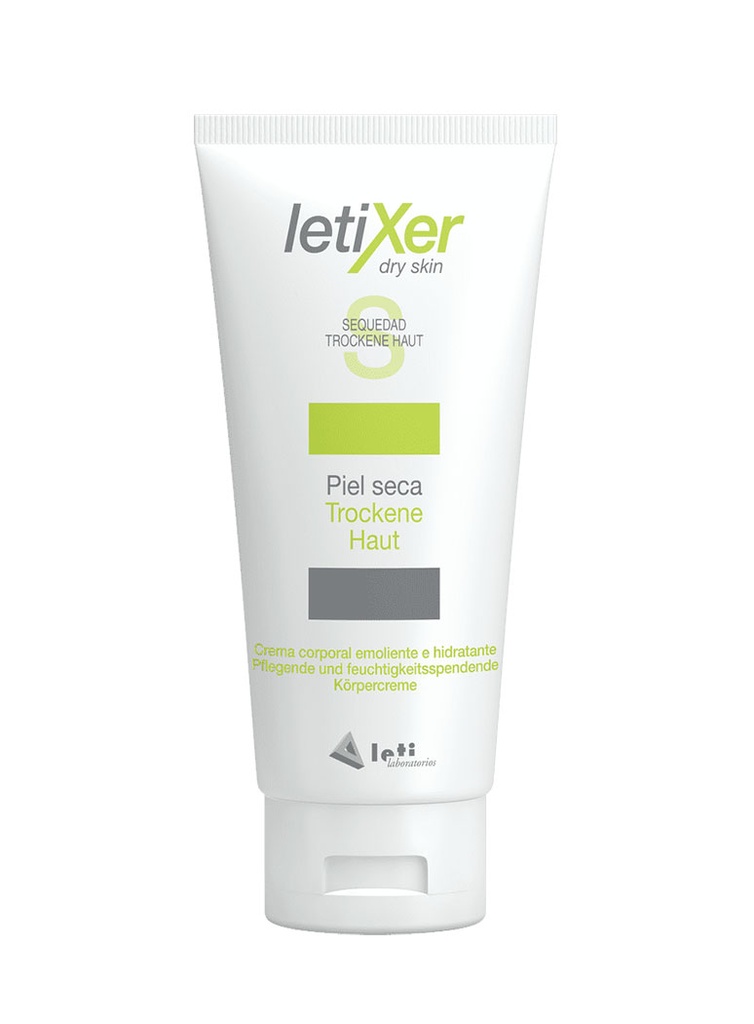 Letixer S Crema Corporal Hidratante Piel Seca de 200 ml