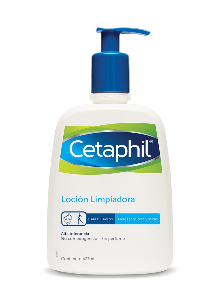 Cetaphil Loción Limpiadora Pieles Sensibles y Secas de 473 ml