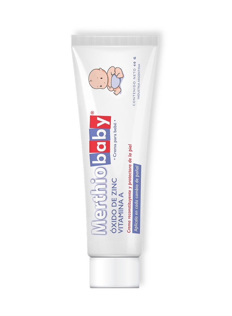 Merthiobaby Crema Antipañalitis Protectora de 40 gr