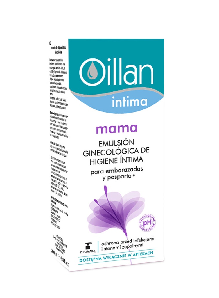Oillan Intima Mamá Emulsión Higiene Intima de 200 ml 