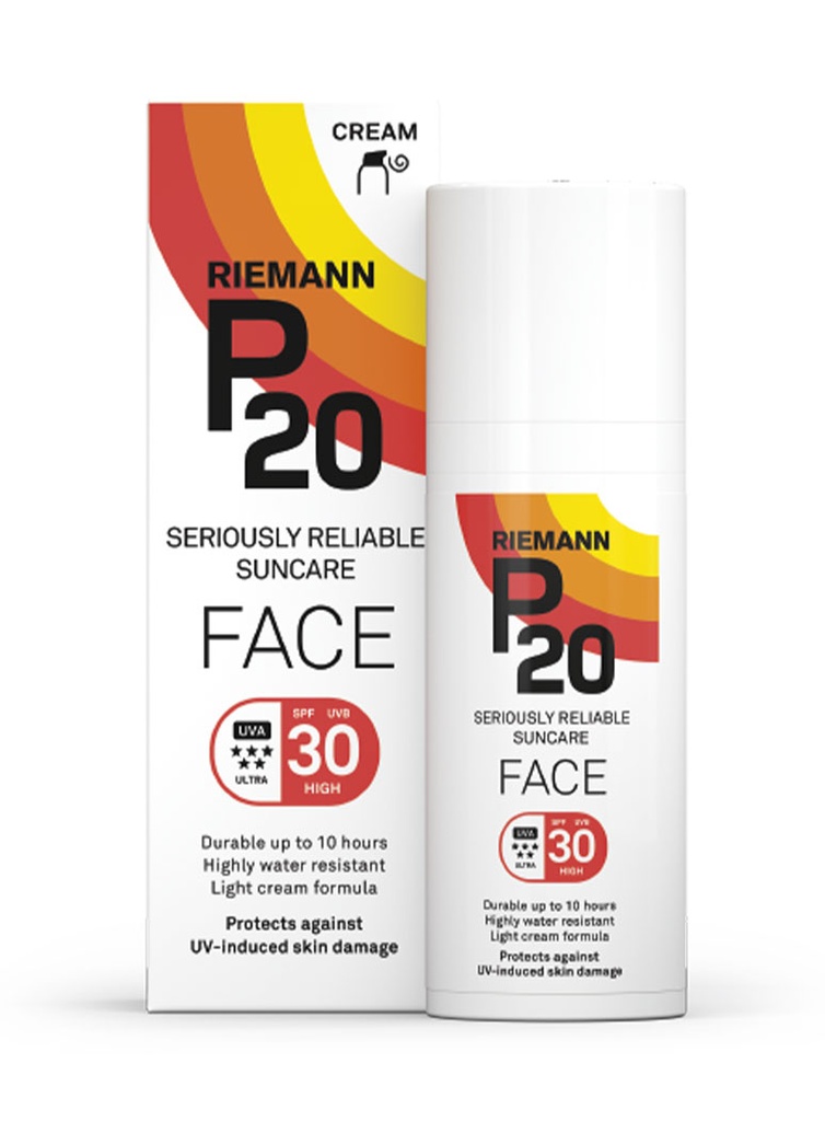 P20 Face SPF30 Formula Ligera en Crema de 50 gr
