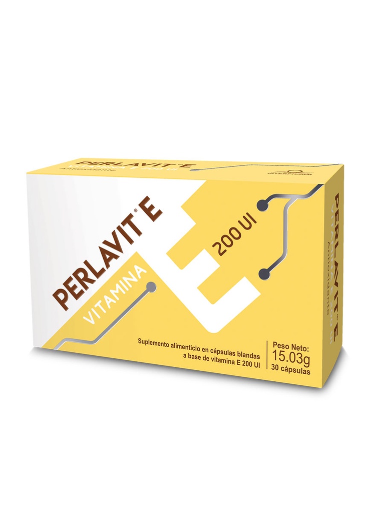 Perlavit E 200 Ui Caja de 30 Capsulas Blandas Vitamina E 