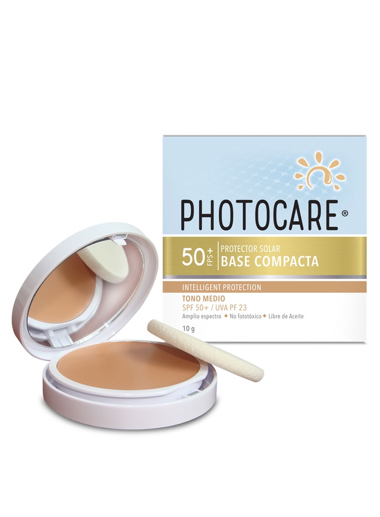Photocare Base Compacta SPF50+ Tono Medio de 10 gr
