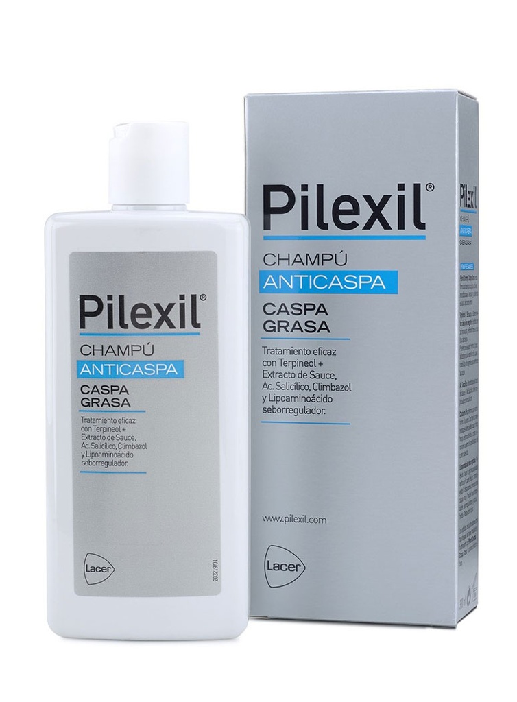 Pilexil Champú Tratamiento Anti-Caspa Grasa de 300 ml 