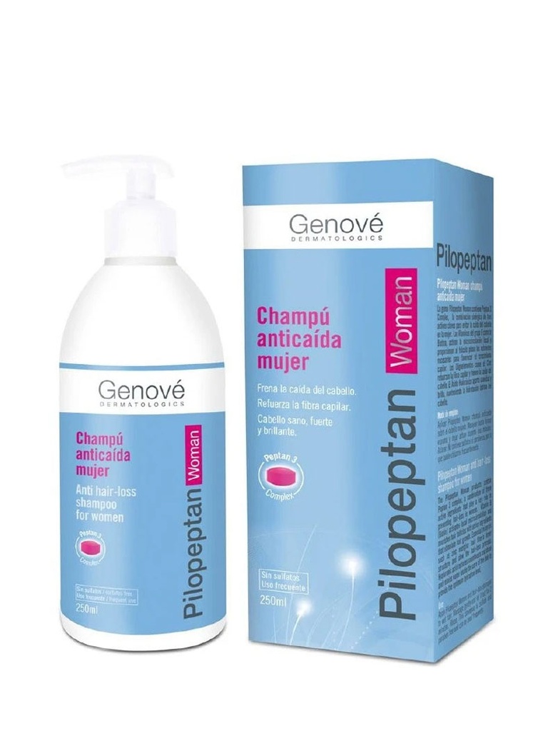 Pilopeptan Woman Champú Anticaída Mujer de 250 ml
