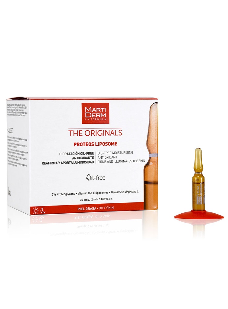 Proteos Liposome Hidratante Piel Grasa Caja de 30 Ampollas