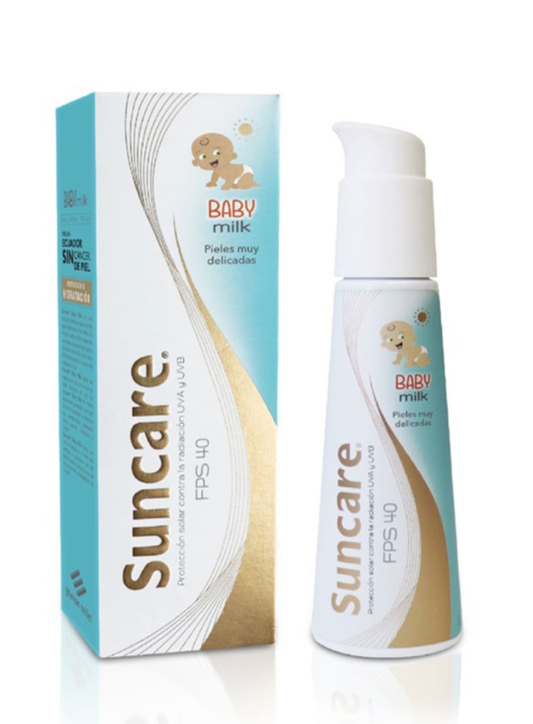 Suncare Baby Milk SPF40 Piel Delicada de 90 ml 