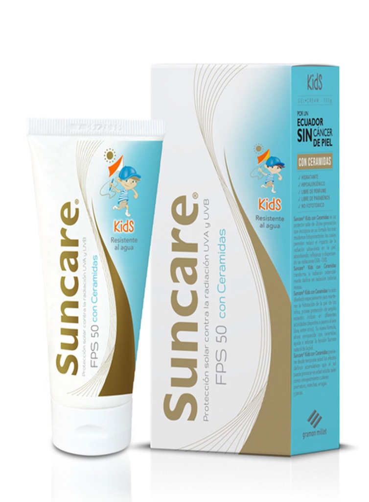 Suncare Kids Con Ceramidas SPF50 de 150 gr 