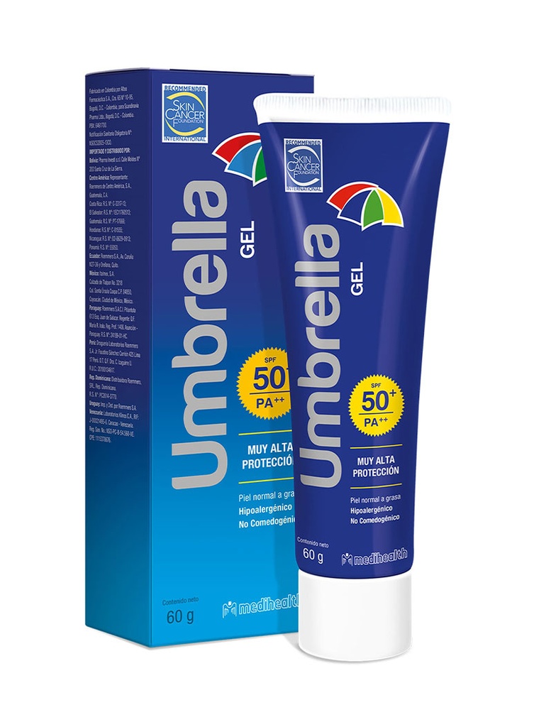 Umbrella Gel SPF50+ Amplio Espectro de 60 gr