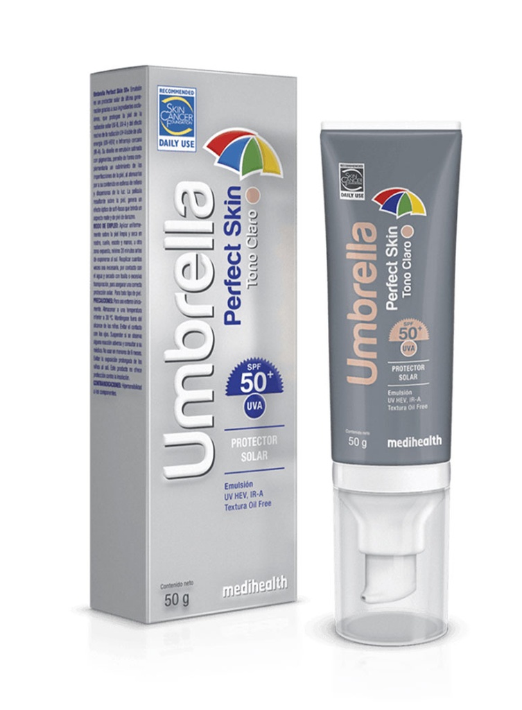 Umbrella Perfect Skin SPF50+ Tono Claro de 50 gr