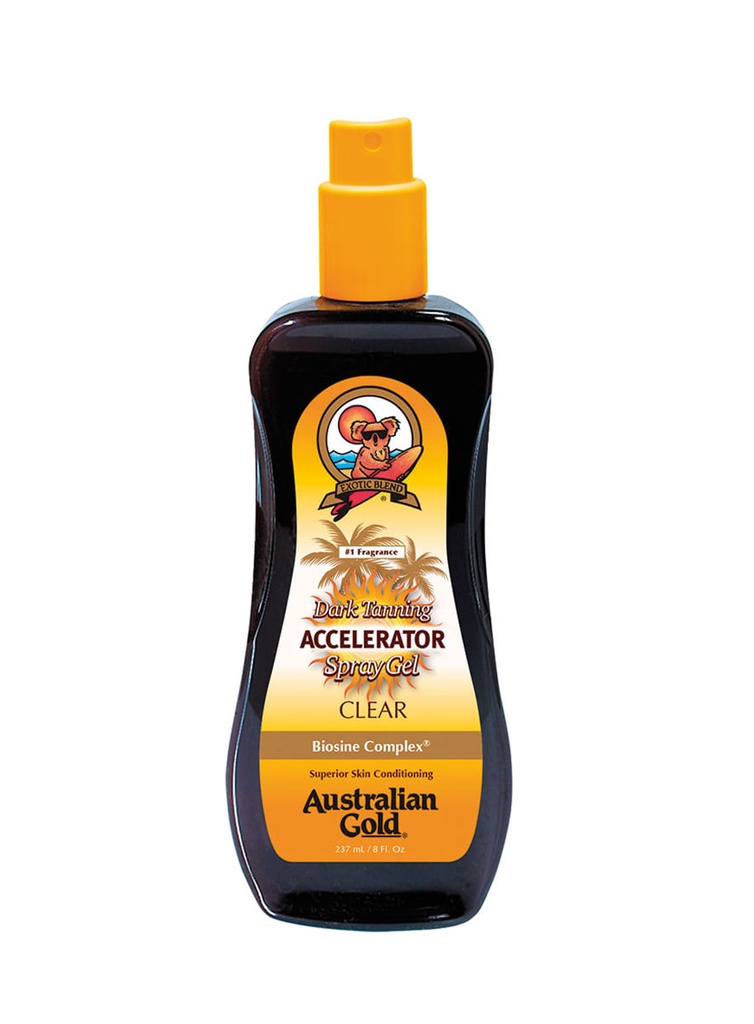 Australian Gold Acelerador Gel Spray Dark Tanning de 237 ml