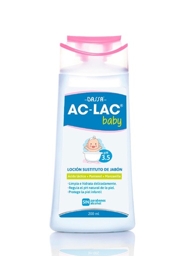[CON253] Ac-Lac Baby Limpiador con Acido Láctico Piel Delicada de 200 ml 