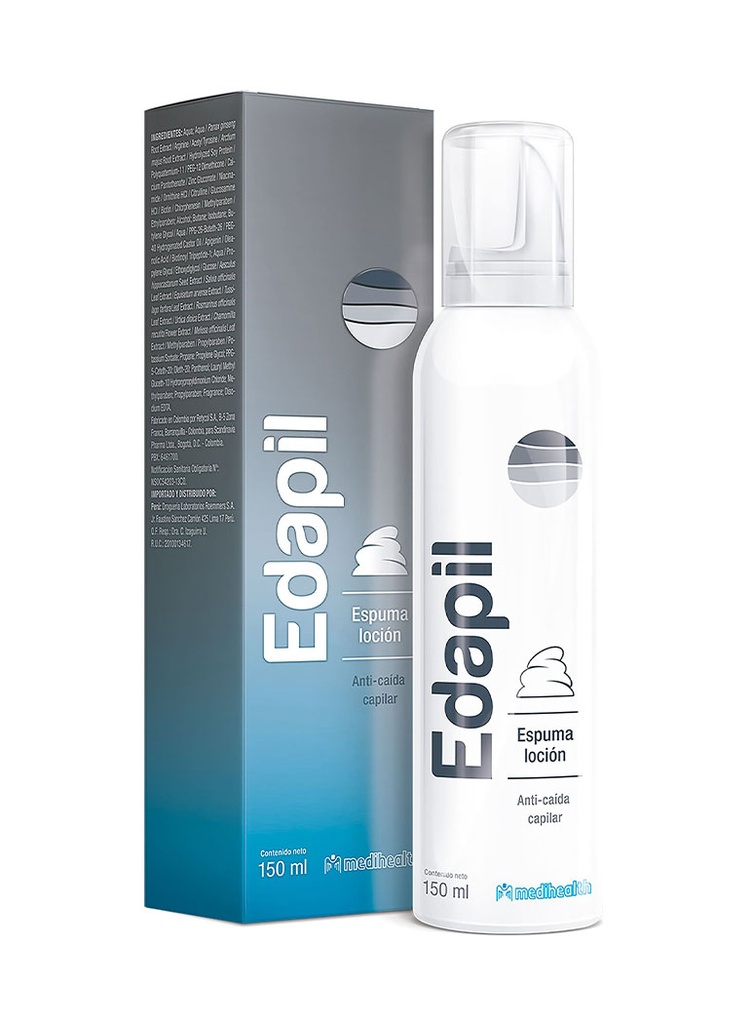 Edapil Espuma Tratamiento Regenerador Anticaída de 150 ml