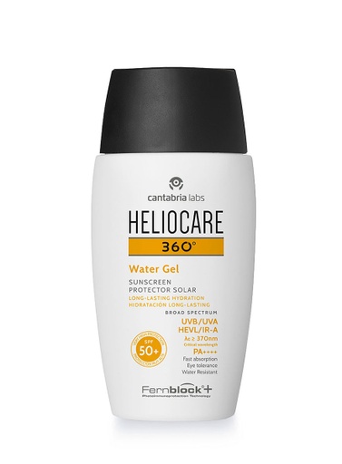 [10100004740] Heliocare 360º Water Gel SPF50+ Textura Ultra Ligera de 50 ml