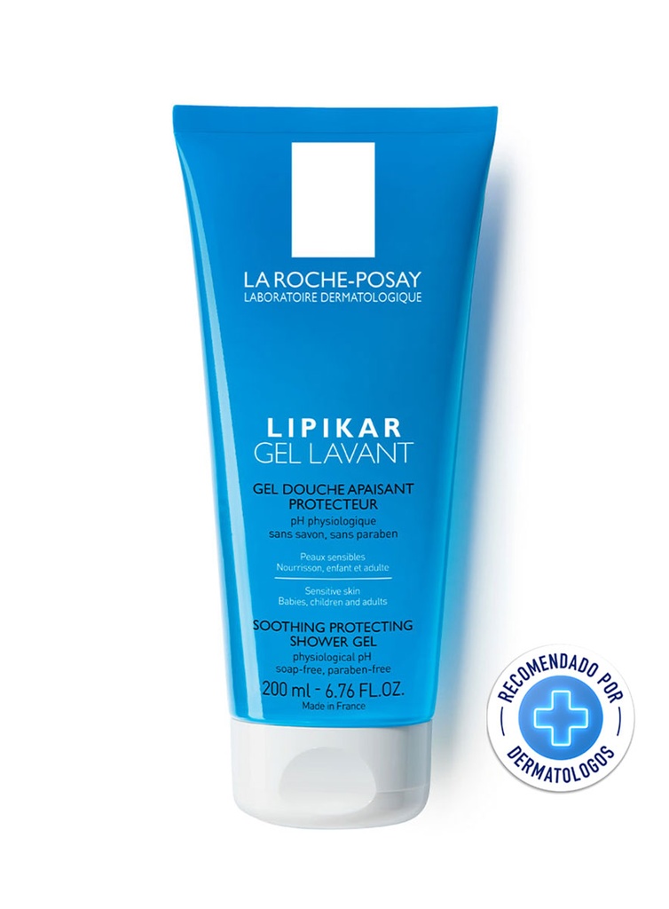 Lipikar Gel Lavant Gel de Ducha Suave de 200 ml