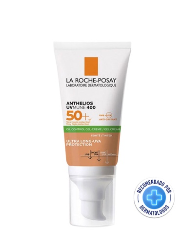 [280675] Anthelios Protector Solar Toque Seco Tinte SPF50+ de 50 ml