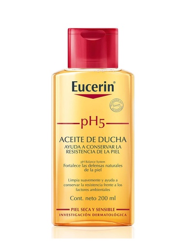 [55250717] Ph5 Eucerin Aceite de Ducha Piel Sensible de 200 ml 