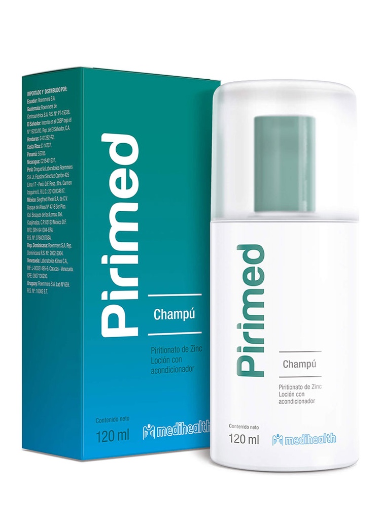 Pirimed Champú Anticaspa Antiseborreico de 120 ml
