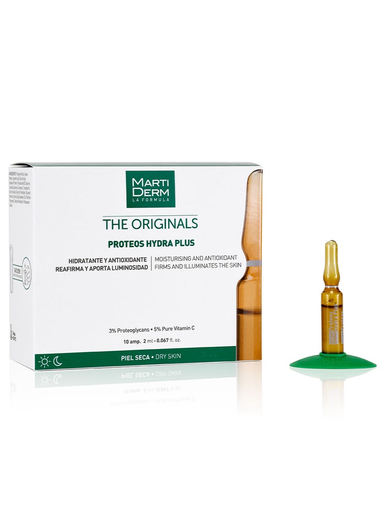 Proteos Hydra Plus Hidratante Piel Seca Caja de 10 Ampollas