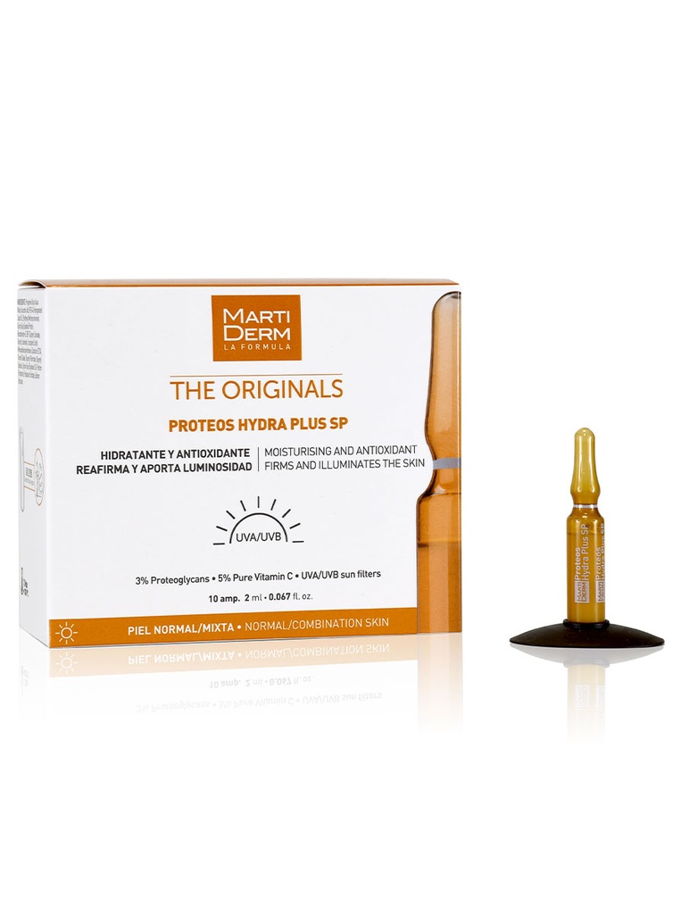 Proteos Hydra Plus Sp Hidratante Piel Normal Caja de 10 Ampollas