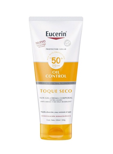 [55251234] Sun Gel Corporal Oil Control SPF 50+ Toque Seco de 200 ml