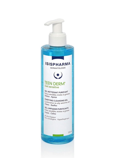 [261104] Teen Derm Gel Sensitive Limpiador Purificante de 250 ml 