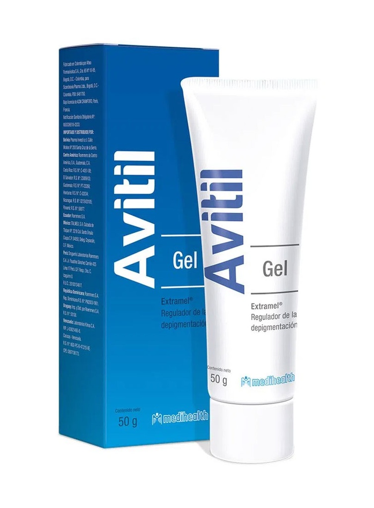 Avitil Gel Repigmentante Cutáneo Acción Antioxidante de 50 gr