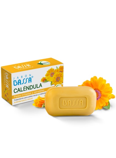 [CON102] Bassa Jabón Caléndula Pieles Irritadas y Sensibles de 90 gr