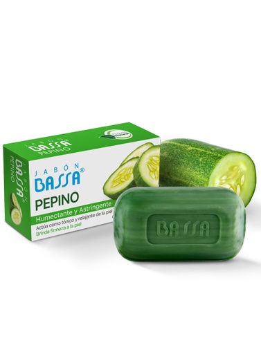[CON027] Bassa Jabón de Pepino Humectante y Astringente de 90 gr