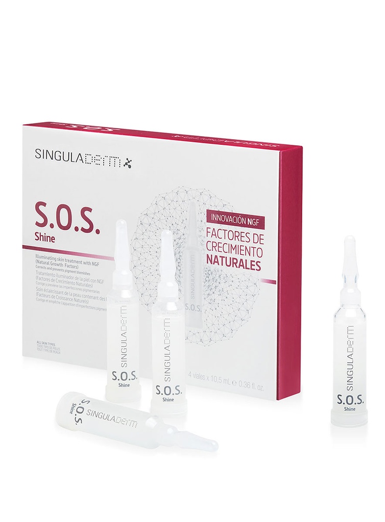 S.O.S. Shine Tratamiento intensivo de las pigmentaciones x 4 amp. de 10.5 ml