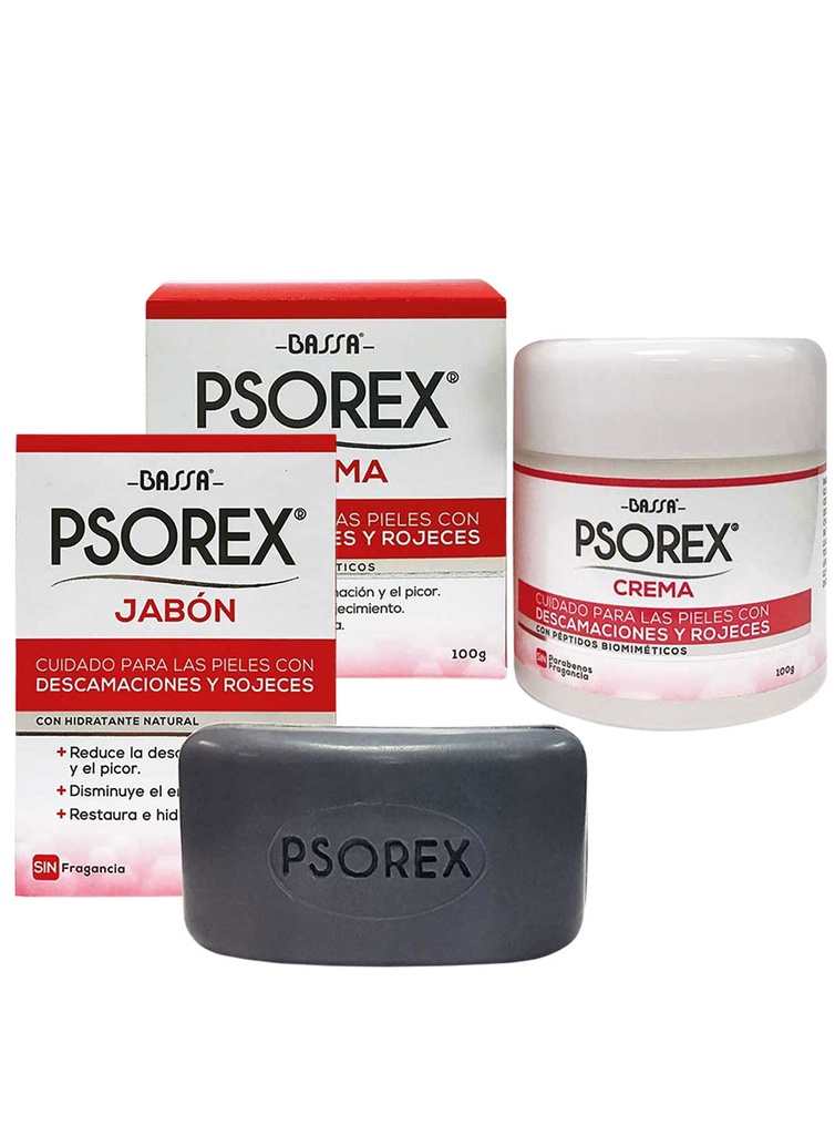 Pack Psorex Crema + Psorex Jabón para la Psoriasis