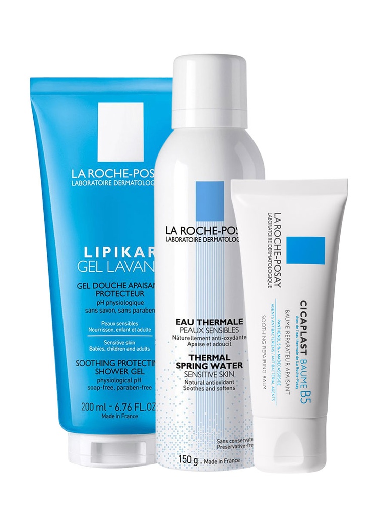 Pack La Roche-Posay Lipikar Gel + Agua Termal 150 ml + Cicaplast Baume B5