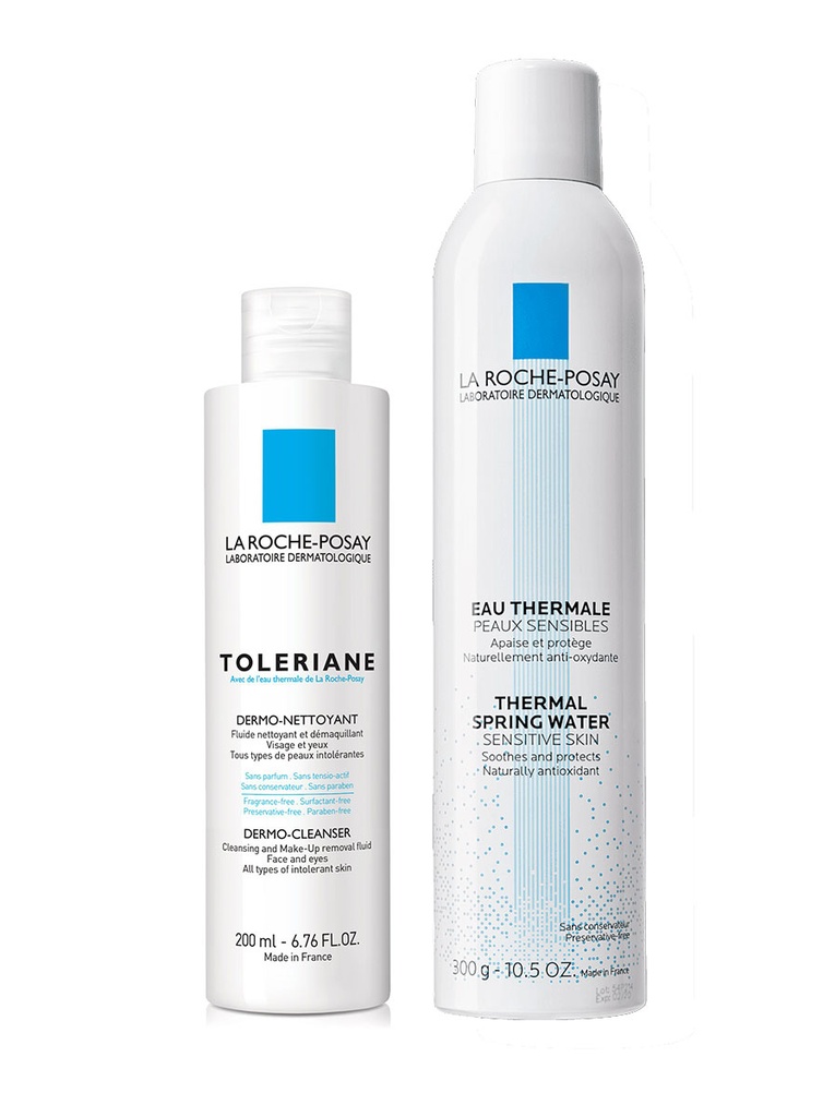 Pack Toleriane Dermolimpiador 200 ml + Agua Termal de 300 ml