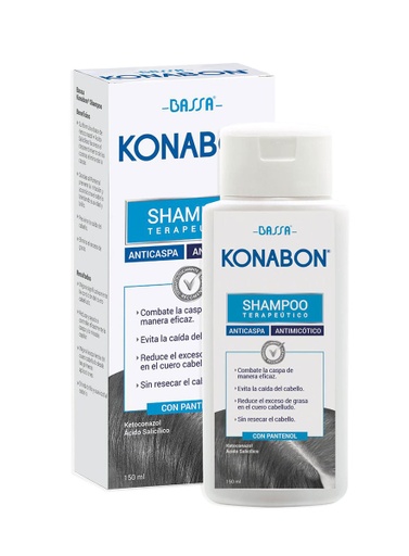 [MED075] Konabon Shampoo Anti-Caspa y Anti-Micótico Terapeutico de 150 ml