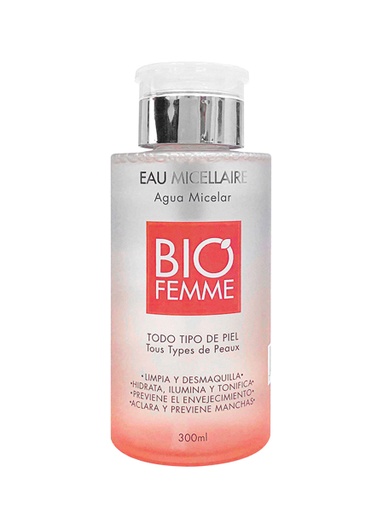 [7862121320480] Biofemme Eau Micellaire Todo Tipo de Piel de 300 ml