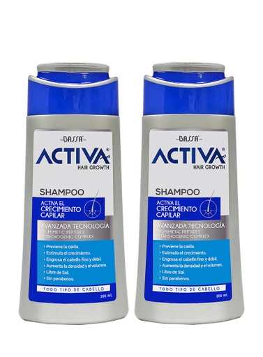 [PACK ACTIVA 2] Duo Pack Bassa Activa Shampoo de 200 ml 2X1