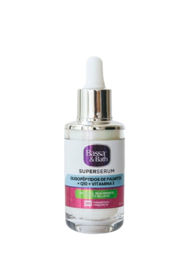 [CON288] Bassa &amp; Bath Super Serum Oligopéptidos + Q10 + Vit E de 30 ml