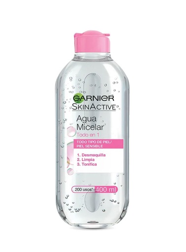 [7509552455557] Garnier Agua Micelar Piel Sensible Todo en 1de 400 ml