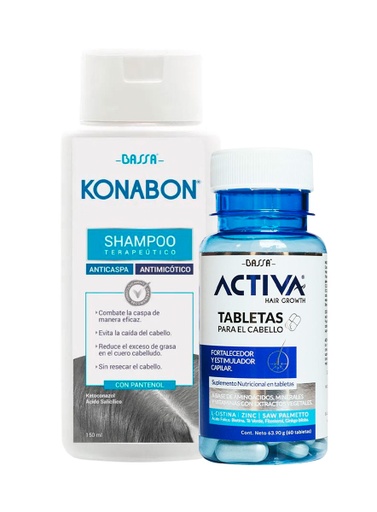 [PACK KONABON] Pack Konabon Shampoo 150 ml + Activa Hair Growth 60 Tabletas
