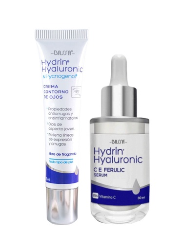 [PACK HYDRIN HYALURONIC 7] Pack Hydrin Hyaluronic C E Ferulic Serum + GRATIS Crema Contorno de Ojos